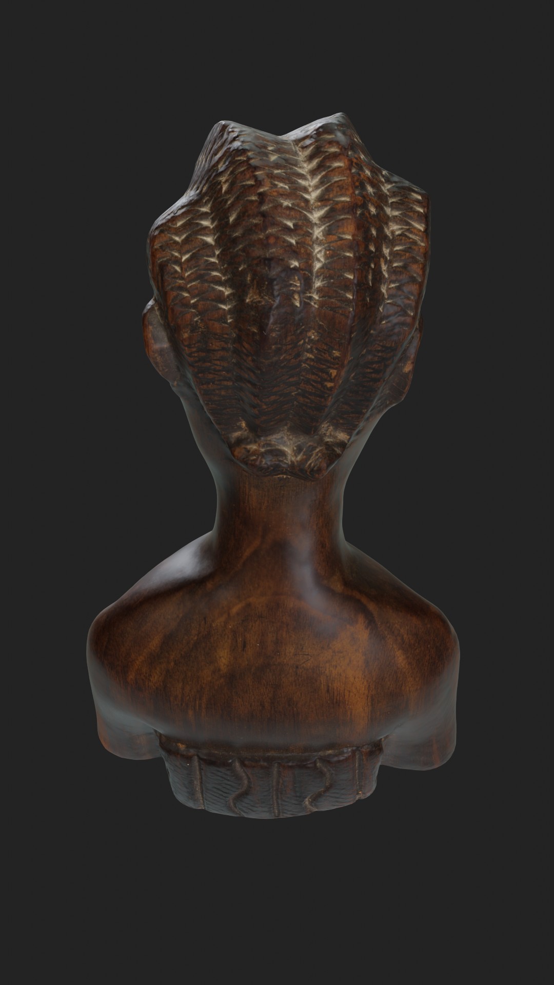African wooden figurine preview image 2